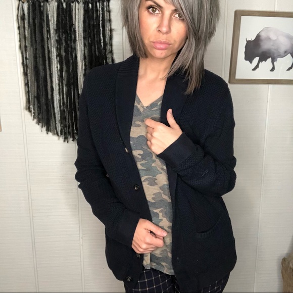 rag & bone Other - Rag & bone Mens dark navy button up cardigan sz.S